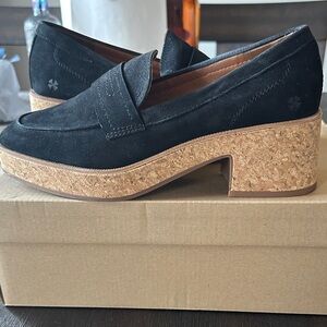 Lucky Brand Black Palti loafer heel with box